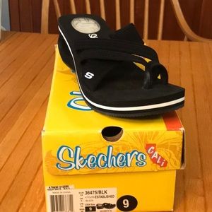 Sketcher Black Sandals